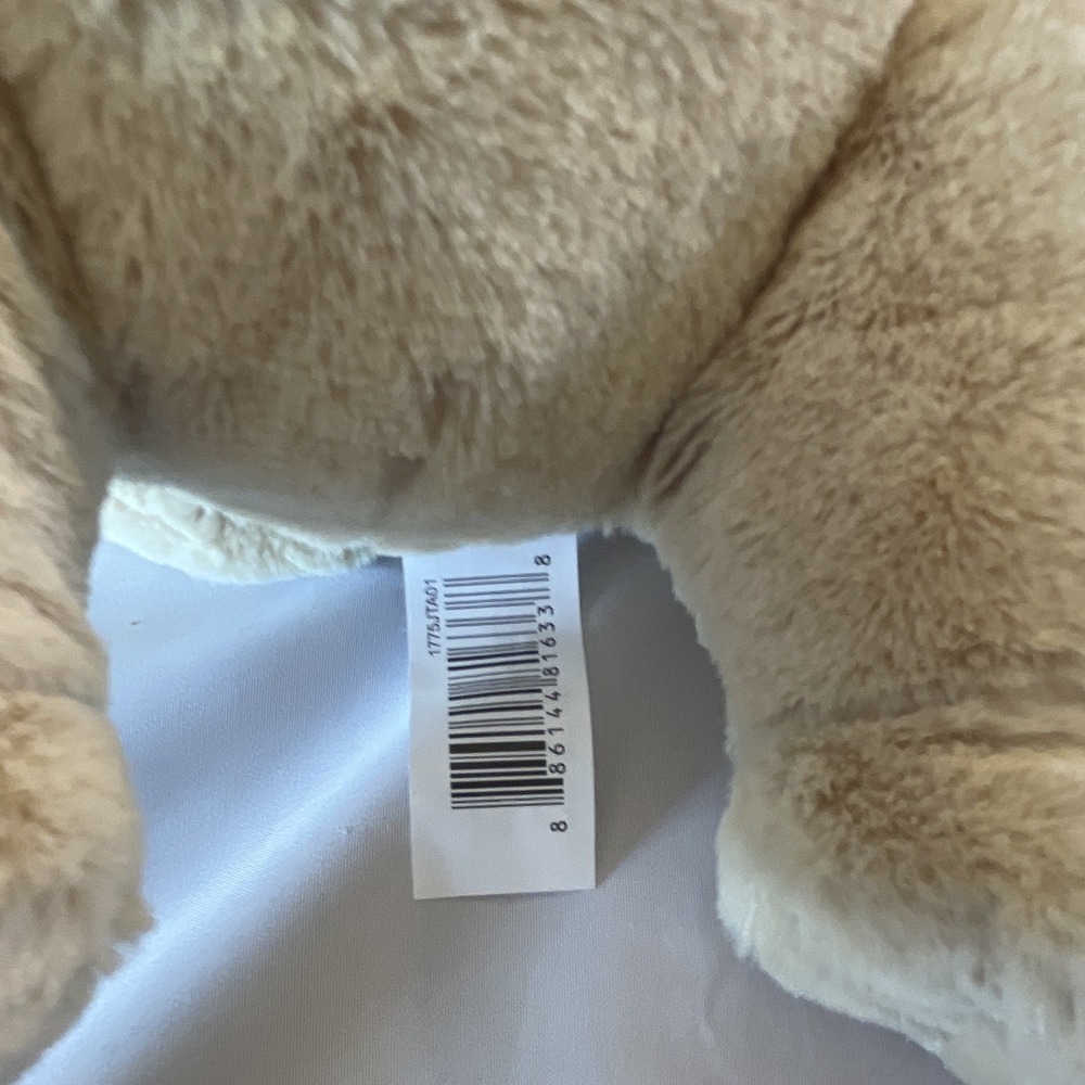 Cuddle Land Beige Puppy Dog Plush Stuffed Animal 13 in Washable w/ Tags - Picture 4 of 7